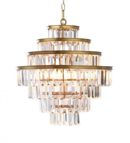 люстра alaine 50 латунь, прозрачное стекло в Пятигорске