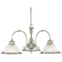 подвесная люстра arte lamp american diner a9366lm-3ss белая в Пятигорске