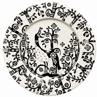 тарелка taika черно-белая в Пятигорске