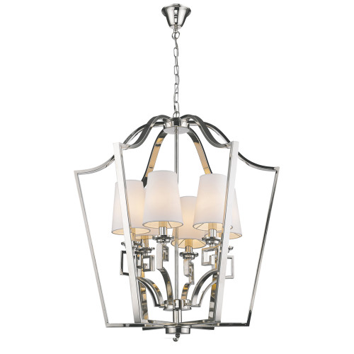 люстра presidential 6 от delight collection белая/никель в Пятигорске