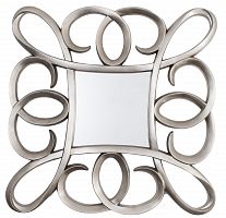 зеркало серебряное квадратное в фигурной раме silver swirl frame от rvastley в Пятигорске