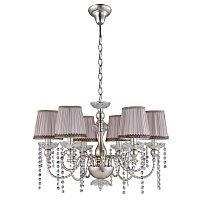 подвесная люстра crystal lux alegria sp6 silver-brown в Пятигорске