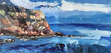 картина маслом утес у моря в Пятигорске