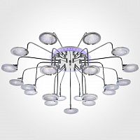 потолочная люстра eurosvet spider 80109/21 хром/синяя+фиолетовая хром в Пятигорске