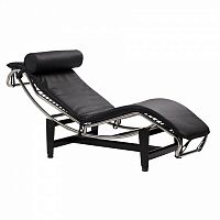 шезлонг chaise longue lc4 черный в Пятигорске
