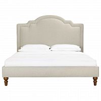 кровать двуспальная 160х200 бежевая cassis upholstered в Пятигорске