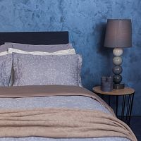 комплект постельного белья decoflux сатин евро versaille grey в Пятигорске