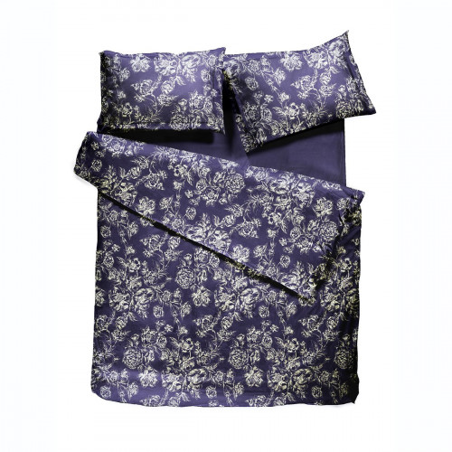 комплект постельного белья decoflux сатин евро peony indigo в Пятигорске