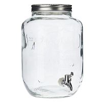 банка glass с крышкой и краном прозрачная в Пятигорске