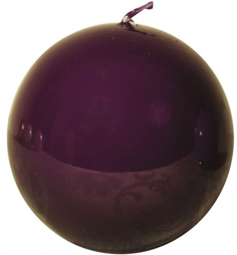 свеча-шар фиолетовая, 8 см в Пятигорске