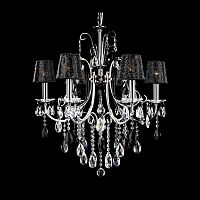 люстра md92721-6a от illuminati прозрачная/черная/ хром в Пятигорске