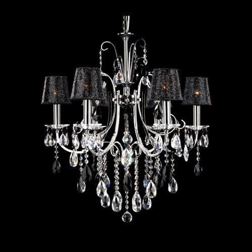 люстра md92721-6a от illuminati прозрачная/черная/ хром в Пятигорске