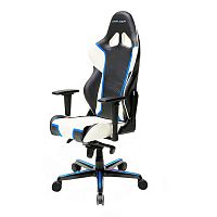 кресло геймерское dxracer racing черно-бело-синее в Пятигорске