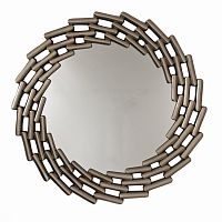 зеркало большое круглое в витой раме silver leaf в Пятигорске