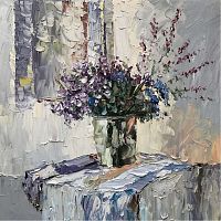 картина маслом сине-фиолетовый в Пятигорске