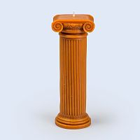 свеча высокая оранжевая hestia column в Пятигорске