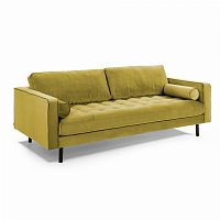 диван bogart sofa 3 трехместный темно-желтый от la forma (ex julia grup) в Пятигорске