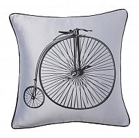 подушка с ретро-велосипедом retro bicycle grey в Пятигорске