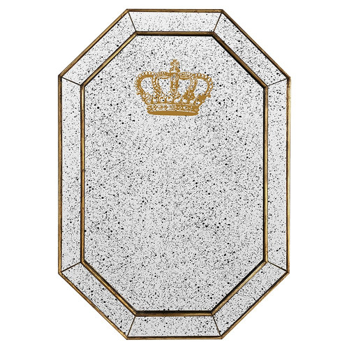 зеркало состаренное восьмиугольное с короной crown в Пятигорске