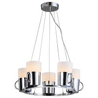 подвесная люстра arte lamp brooklyn a9484sp-5cc хром в Пятигорске