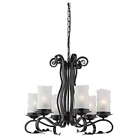 подвесная люстра arte lamp scroll a7915lm-6bk в Пятигорске