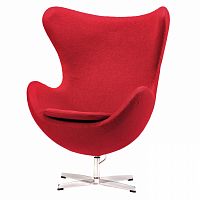 кресло egg chair красное в Пятигорске