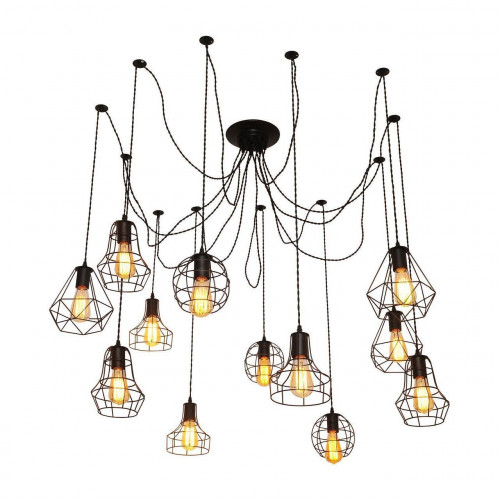подвесная люстра arte lamp a4051sp-12bk в Пятигорске