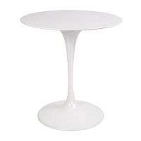 стол eero saarinen style tulip table top mdf d70 глянцевый белый в Пятигорске