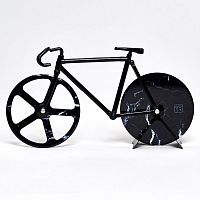 нож для пиццы из нержавеющей стали the fixie, черный мрамор в Пятигорске