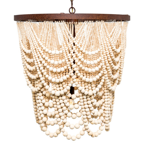 люстра «вандербилт» бусины из древесины нанизанные на нити в Пятигорске