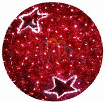 фигура led шар 120 см, красный в Пятигорске
