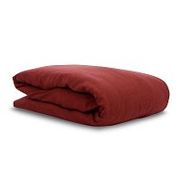 пододеяльник изо льна бордового цвета essential 200х200 в Пятигорске