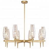 подвесная люстра maytoni lita h002pl-08g янтарная в Пятигорске