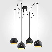 подвесная люстра tk lighting 2221 yoda black orbit в Пятигорске