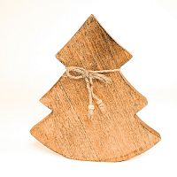 украшение новогоднее ель деревянная wooden tree, 23х23х2,5 см в Пятигорске