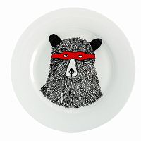 большая тарелка мишка в маске в Пятигорске