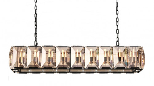 люстра harlow l130 черное основание, прозрачное стекло в Пятигорске