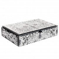 шкатулка для украшений кобра серая 23x15x5 см в Пятигорске