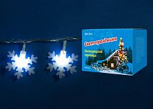 светодиодная гирлянда «снежинки-2» 700см (07935) uniel uld-s0700-050/dta white ip20 snowflakes-2 в Пятигорске