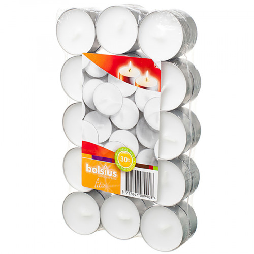 свеча белая чайная, 30 штук в Пятигорске