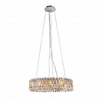 подвесная люстра crystal lux lirica sp10 d610 chrome в Пятигорске