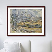картина: montagne sainte-victoire, 1890г. в Пятигорске