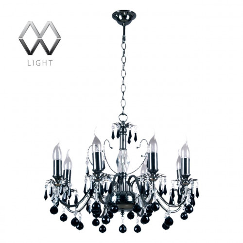 подвесная люстра mw-light барселона 313010208 черная в Пятигорске