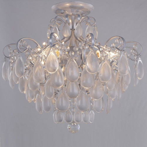 потолочная люстра crystal lux sevilia pl4 silver в Пятигорске