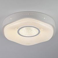 потолочный светодиодный светильник eurosvet shine 40011/1 led белый в Пятигорске