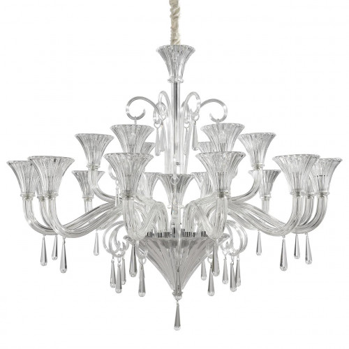 подвесная люстра ideal lux santa sp18 хром в Пятигорске