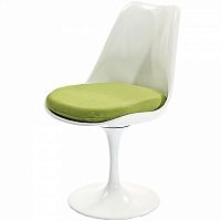 стул eero saarinen style tulip chair зеленая подушка в Пятигорске