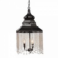 люстра подвесная черная с хрустальными подвесками chandelier в Пятигорске