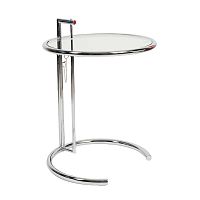 стол журнальный eileen gray style cocktail table e-1027 прозрачный в Пятигорске