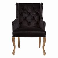 кресло с ушами черное ashby chair в Пятигорске